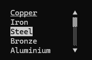 listchoose example